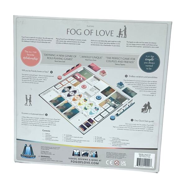Fog of Love: Romantic Comedy Board Game by Jacob Jaskov Complete Used - Picture 2 of 11